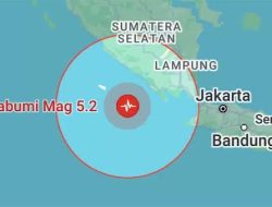 Siang Ini Lampung Diguncang Gempa Magnitudo 5,2