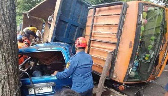 Kecelakaan Maut di Palabuhanratu Sebabkan Satu Keluarga Tewas, Polisi Amankan Sopir Truk