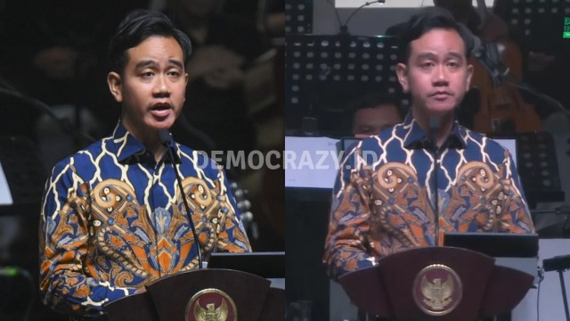 Nyontek Teks Sambil Absen Nama-Nama Shio Saat Beri Sambutan, Kemampuan Pidato Gibran Dipertanyakan: Wapres Kosong!