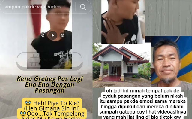 “Tak Tempeling Ndasmu” Misteri Pakde Galak di Video Viral Ampun Pakde