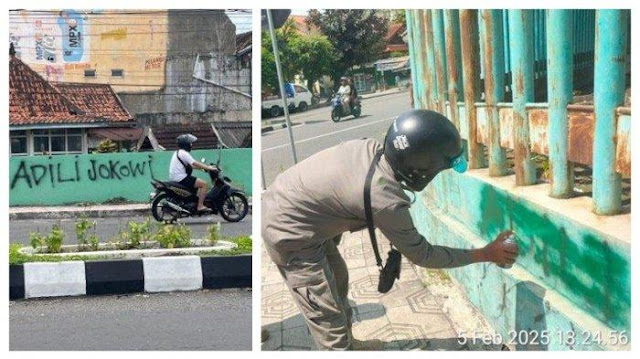 Grafiti Adili Jokowi Marak di Berbagai Kota, Tidak Perlu Ada yang Kebakaran Jenggot