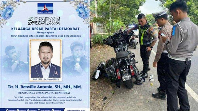 Polisi Pastikan Renville Antonio Tewas Bukan Akibat Kecelakaan Tunggal, Begini Kronologinya