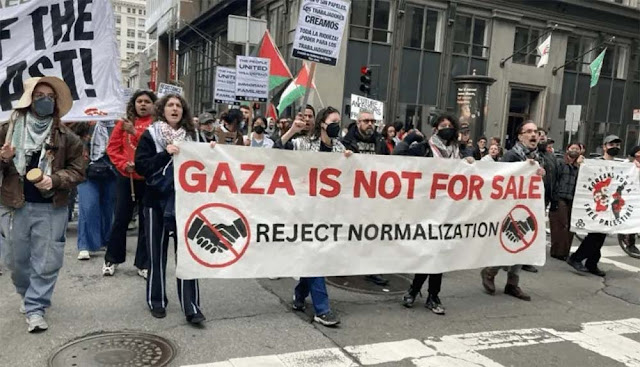 ‘Gaza is not for Sale’, Protes di Seluruh AS terhadap Kebijakan Trump