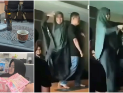 Miris Pegawai ASN PUPR Kutai Timur Party di Kantor, Joget di Atas Meja Sambil Nyawer dan Pesta Miras