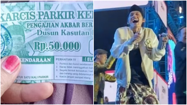 Viral Karcis Parkir di Pengajian Gus Iqdam Rp50 Ribu, Netizen: Ini Ngaji atau Malak?