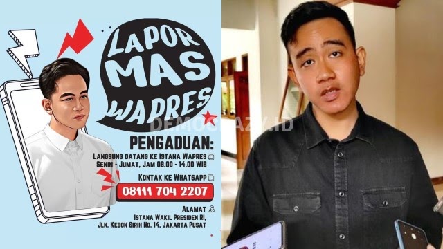 Alasan Lapor Mas Wapres Tak Dibuat Elektronik, Gibran Butuh Citra Suka Menolong?