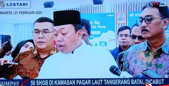 Menteri ATR Terkapar Menghadapi Aguan, Sertifikat Milik Aguan di Pantura Tangerang Batal Dicabut