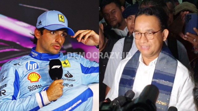 VIRAL Perilaku Pembalap Carlos Sainz Disamakan Dengan Anies Baswedan, Publik: Jangan-Jangan Anak Abah?