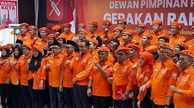 Viral Anies Ikut Acara Deklarasi Ormas Gerakan Rakyat, Netizen: Warnanya PKS Banget