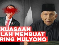 Amien Rais Sebut Mulyono Tak Tahu Malu: Dia Tanpa Henti Main Presiden-Presidenan!