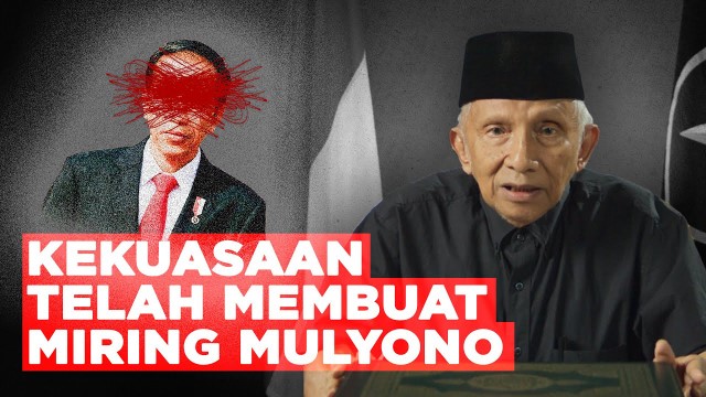 Amien Rais Sebut Mulyono Tak Tahu Malu: Dia Tanpa Henti Main Presiden-Presidenan!