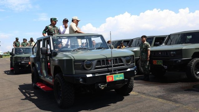 Jadi Sorotan! Di Tengah Efisiensi Anggaran, Kemenhan Serahkan 700 Maung MV3 ke TNI-Polri