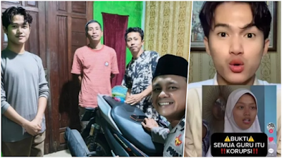 Buntut Konten TikTok Singgung Guru, TikTokers Riezky Kabah Dijemput Polisi