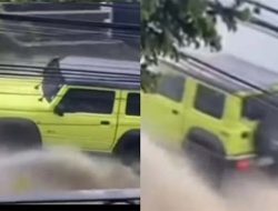 Suzuki Jimny Terjang Banjir Berarus Deras, Warganet Heboh: Keren!