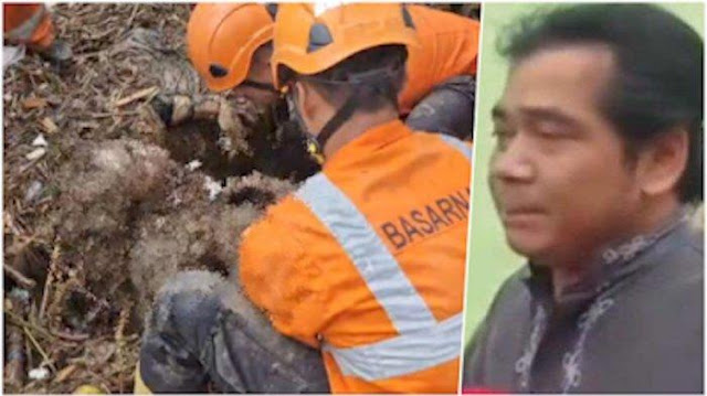 Sosok Aang Suami Bohong Saat Tahu Istri dan Anaknya Tewas Akibat Banjir Pelabuhanratu