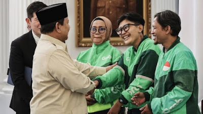 Driver Ojol Girang! THR Pertama Hadir di Era Prabowo: Terima Kasih Pak Presiden