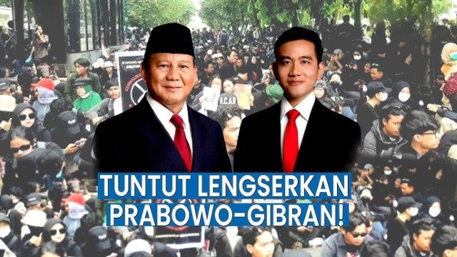 KERAS! Demonstrasi Indonesia Gelap Jilid Dua di Yogyakarta Tuntut Prabowo-Gibran Mundur