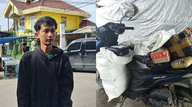 Detik-detik Motor Kurir Beserta 138 Paket Dimaling di Palembang, Korban Harus Ganti Rugi Rp 6 Juta