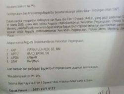 Viral Polisi di Menteng Minta THR ke Hotel-hotel Lewat Surat, Kapolsek Bilang Begini