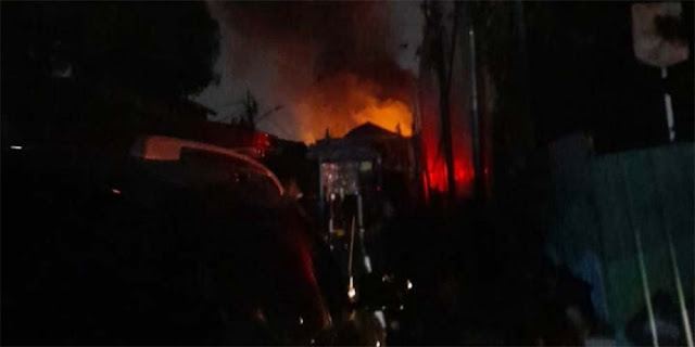 Pasar Bintaro Terbakar, 20 Mobil Pemadam Diterjunkan