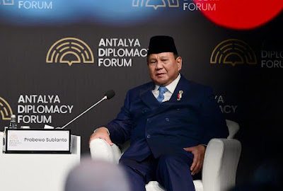 Di Antalya Diplomacy Forum, Prabowo Kritisi Kesewenang-wenangan Negara Adidaya