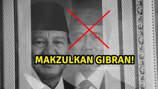 MPR Harus Copot Wapres Gibran!