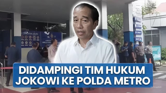 BREAKING NEWS! Jokowi Datangi Polda Metro Jaya Laporkan Roy Suryo Cs Terkait Kasus Tudingan Ijazah Palsu