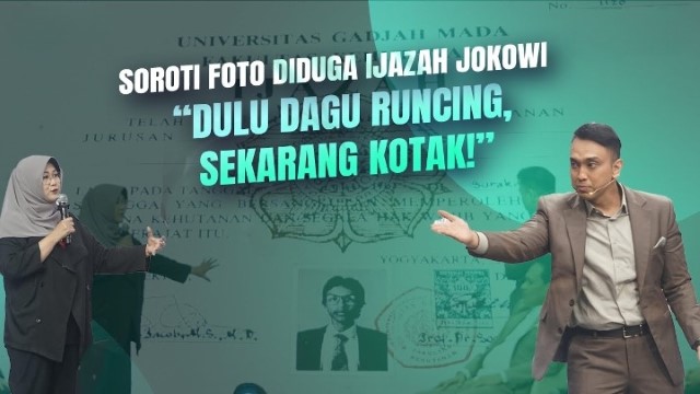Analisis Anatomi Dokter Tifa Ungkap Foto di Ijazah UGM Bukan Jokowi!