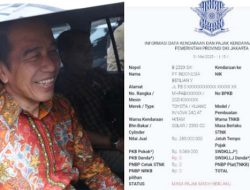 Mobil yang Ditumpangi Jokowi saat Melapor ke Polda Metro Jaya Akhirnya Bayar Pajak
