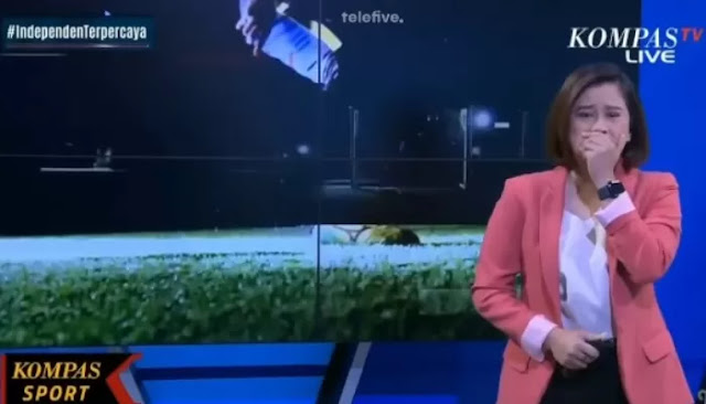 Kompas TV PHK Massal, Viral Presenter Gita Maharkesri Menangis di Siaran Terakhir Kompas Sport Pagi