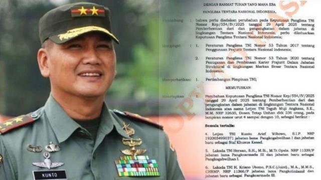 Putra Try Sutrisno Batal Dicopot, Hanya 2 Orang Yang Bisa Memveto Keputusan Panglima TNI!