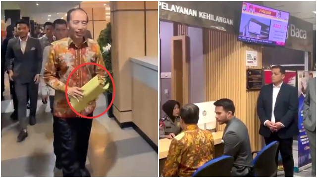 Video Jokowi Laporkan Tudingan Ijazah Palsu di Loket Kehilangan, Netizen: Jangan-jangan Ijazahnya Hilang