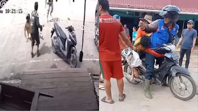 Viral Video Detik-detik Pedagang Pempek Duel dengan 2 Preman Pasar, Satu Tewas!
