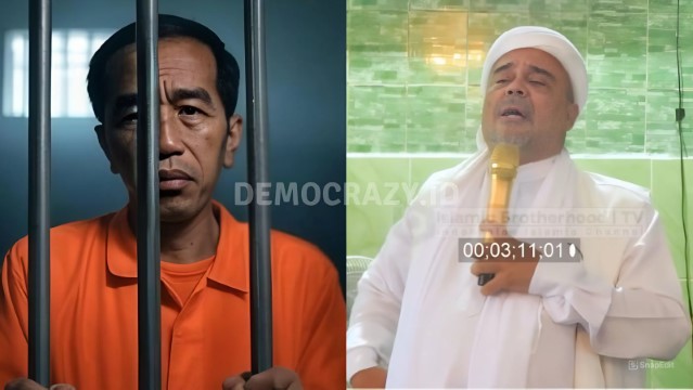 HRS Dukung & Tambah Satu Dari 8 Butir Pernyataan Para Purnawirawan: Tangkap Jokowi!