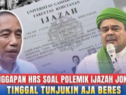Habib Rizieq Shihab: Jokowi Buktikan Dulu Ijazah Asli, Baru Bicara Pencemaran Nama Baik!