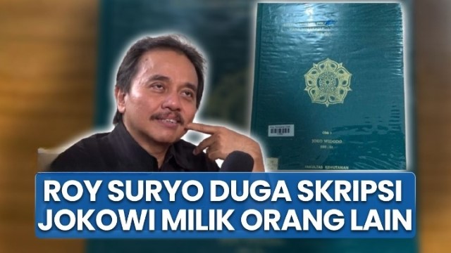 Roy Suryo Terlanjur Percaya Diri, Skripsi Jokowi di Perpustakaan Ternyata Salinan, Lalu Aslinya Dimana?