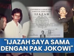 Rekan Kuliah Jokowi di UGM Beri Pembelaan: Kalau Ijazah Jokowi Palsu, Berarti Ijazah Saya Juga Dong?!