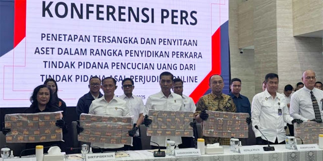Bareskrim Sita Mobil Mewah dan Aset Senilai Setengah Triliun Kasus Judol