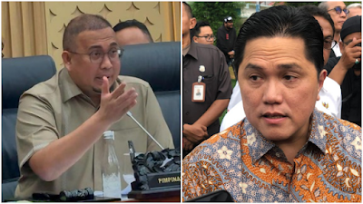 Erick Thohir Tantang Andre Rosiade Buktikan Tudingan Adanya Mafia Sepak Bola di Indonesia