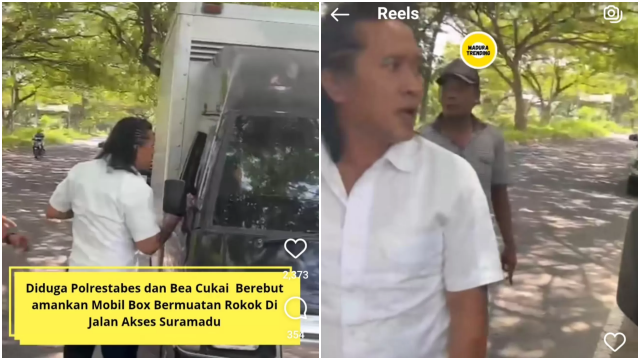 Viral Bea Cukai Vs Polisi Rebutan Tangkap Mobil Box Pembawa Rokok Ilegal, Netizen: Mereka Berlomba Berbuat Baik
