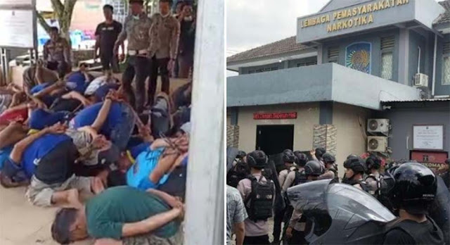 Detik-detik Ribuan Napi Kuasai Lapas di Sumsel, Sempat Sandera Ustad​​​​​​ Abdul Somat