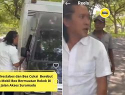 Viral di Medsos, Bea Cukai Vs Polisi Rebutan Tangkap Mobil Boks Pembawa Rokok Ilegal, Netizen: Rebutan Duit Haram!