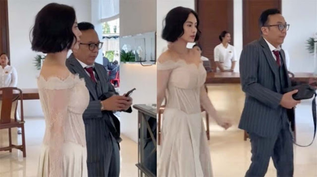 Ari Lasso Gandeng Cewek di Pernikahan Luna Maya dan Maxime Bouttier, Pacar Baru?