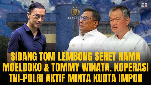 Terungkap Fakta Korupsi Impor Gula Tom Lembong: Koperasi TNI Untung Rp 7,5 M, Pakai Pabrik Tomy Winata!