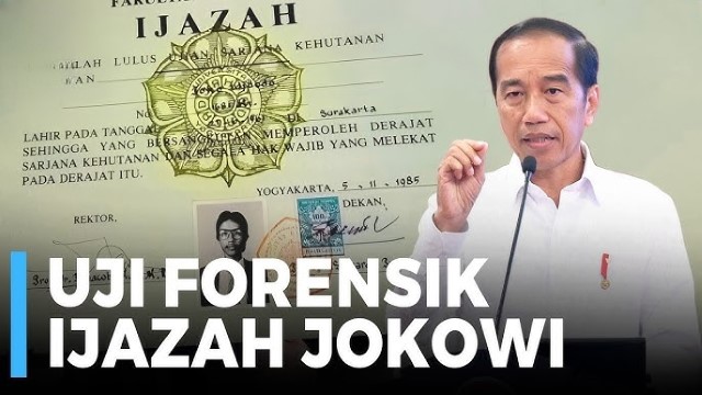 Aroma Rekayasa Tercium, Kajian Politik Merah Putih: Ijazah Jokowi Akan Dinyatakan Asli!