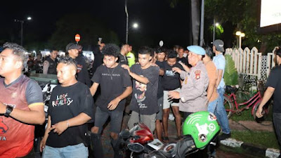 Polisi Berangus Preman di Pasar Lama Tangerang, 34 Ditangkap