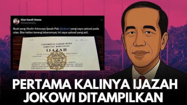 Waduh! Kader PSI Pengunggah Foto Ijazah Jokowi di Medsos Dipolisikan, Kenapa?