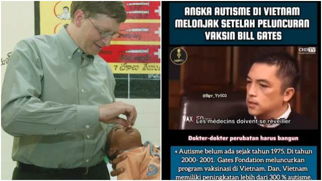 Viral Video Sebut Kasus Autisme di Vietnam Melonjak Pasca Peluncuran Vaksin Buatan Bill Gates