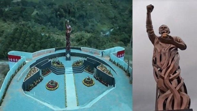 Penampakan Patung Juma Jokowi Senilai Rp 2,5 Miliar di Karo Sumut, Keren Nggak?
