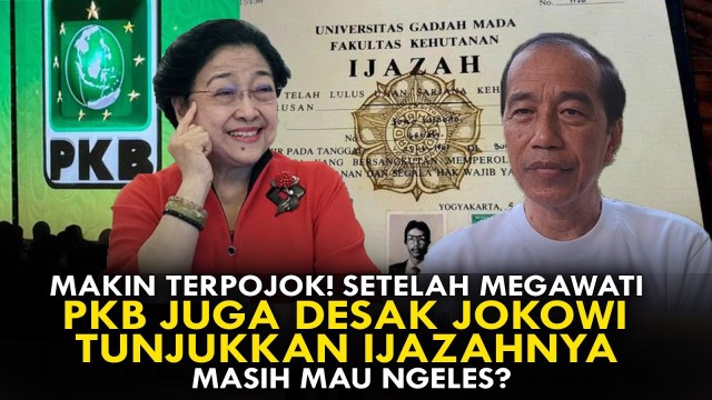 Polemik Ijazah Palsu Kembali Menguat: PKB dan Megawati Desak Jokowi Tunjukkan Ijazah Asli!
